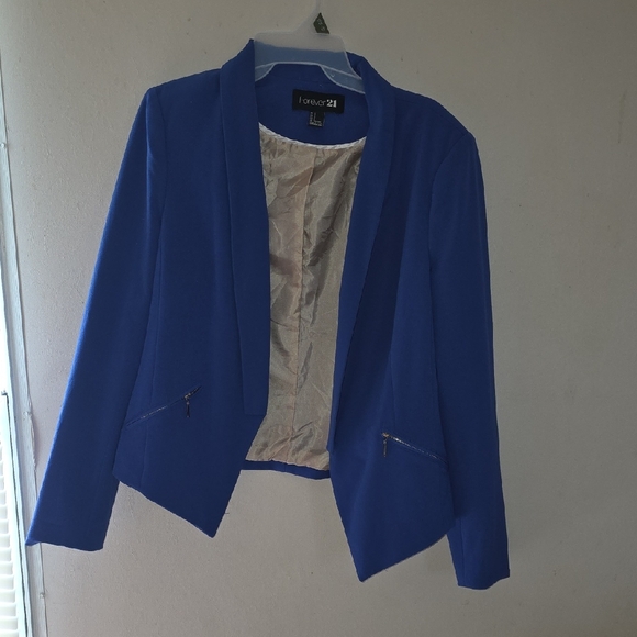 Forever 21 Royal Blue Women's Blazer - Picture 1 of 4